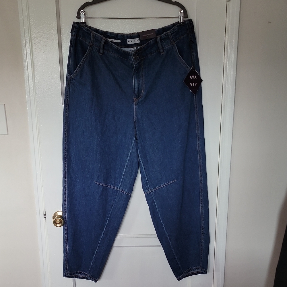 NEW Ava & Viv denim Trousers